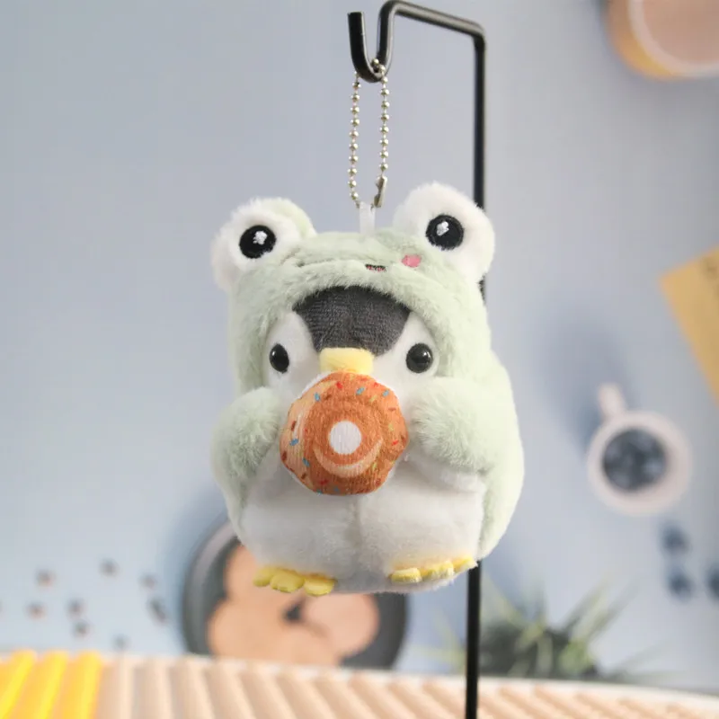 Top Trends: Cute Frog Penguin Keychains Creative Cartoon Rabbit Penguin Plush Doll Keychain For Bag Pendant Kawaii Keys Keyrings Wholesale Shoppable Styles