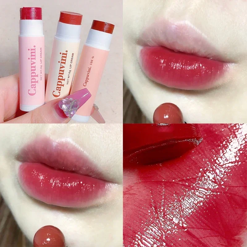 Top Trends: 1 / 3PCS / set Colored Lip Balm Moisturizing Lips Tint Long Lasting Lipstick Waterproof Jelly Lip Gloss Lip Makeup Korean Cosmetics Shoppable Styles