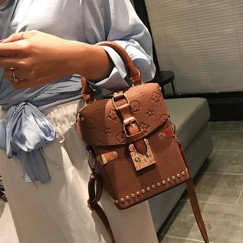 Top Trends: SEMALAYA New Fashion Shoulder Bag Ladies Messenger Bag Women Pu Leather Mini Square Bag Girls Ins Korean Version Shoppable Styles