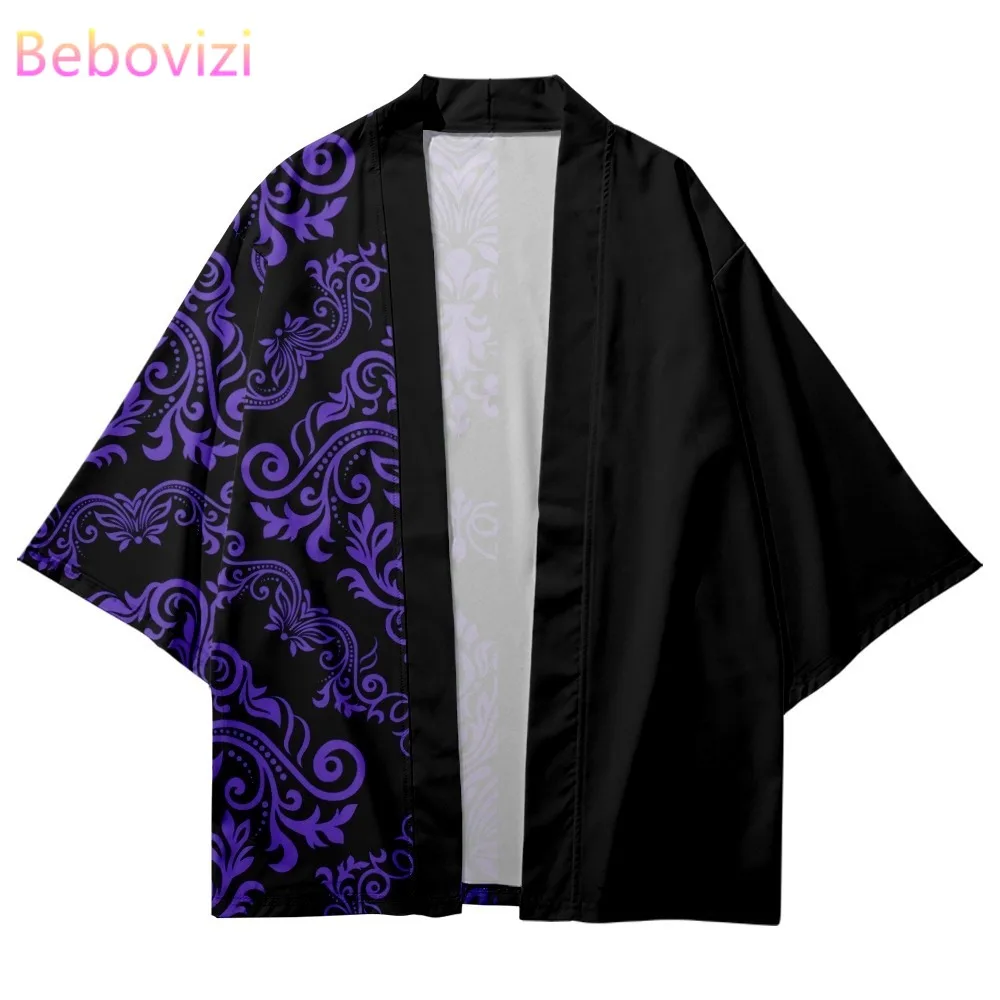 Top Trends: Fashion Streetwear Print Traditional Kimono Casual Men Women Cardigan Cosplay Shirts Harajuku Japanese Samurai Oversized Haori Shoppable Styles