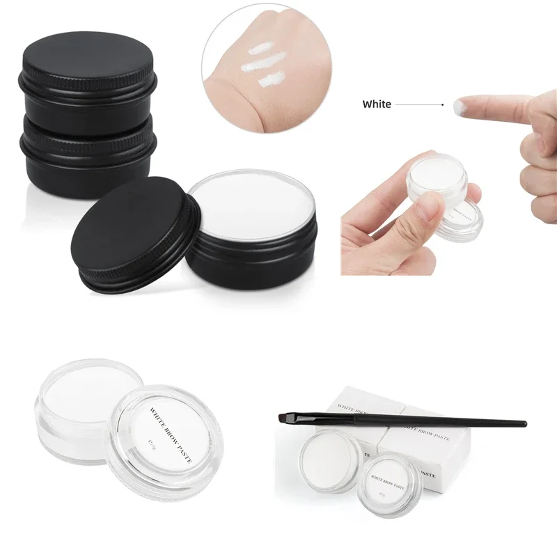 Top Trends: Highly Pigmented White Mapping Paste Microblading Eyebrows Shape Mark Tools Brows Contour Design Paste Perfect For Henna Brows Shoppable Styles