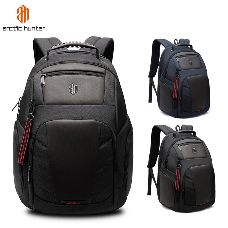 Top Trends: Arctic Hunter 2023 New Large Capacity Multifunctional Men's Backpack Bag Waterproof Smart Travel Backpack 17 Inch Laptop Shoppable Styles - Image 2