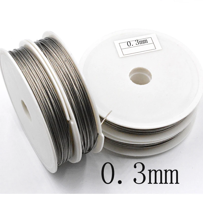 Top Trends: Stainless Steel Wire 0.3 / 0.38 / 0.45 / 0.5 / 0.6 / 0.7 / 0.8mm Never Fade Wire Cord Line Handmade DIY For Jewelry Making Bracelet&amp;Necklace Shoppable Styles