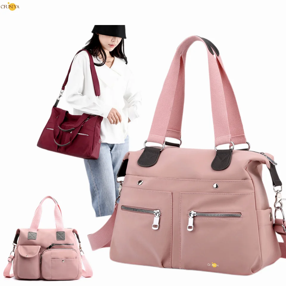 Top Trends: Summer Girl Women Bag Handbag Large Portable Waterproof Female Oxford Shoulder Messenger Crossbody Bag Totes Lady Mom Sac A Main Shoppable Styles