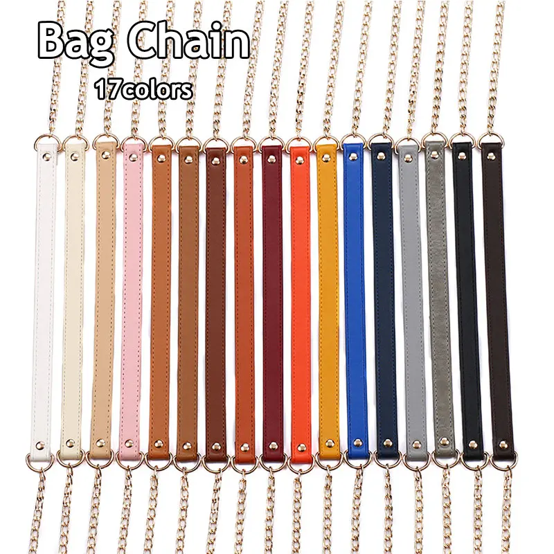 Top Trends: Metal Pu Leather Shoulder Chain Strap Replacement Bag Strap Bag Chains Handle Detachable Handbag Strap Durable Bag Accessories Shoppable Styles