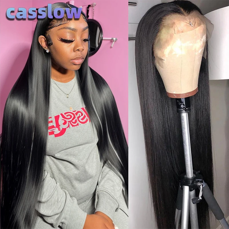 Top Trends: 13x6 Hd Lace Frontal Human Hair Wig 30 32Inch Brazilian Hair 13x4 Bone Straight Human Hair Lace Front Wigs For Women Pre Plucked Shoppable Styles