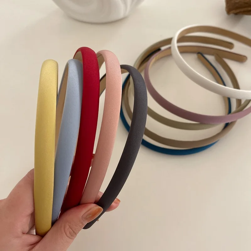 Top Trends: Women Suede Headband Retro Hairbands For Women Girls Solid Color Hair Band Female Hair Accessories Handmade Head Hoop Bezel Shoppable Styles