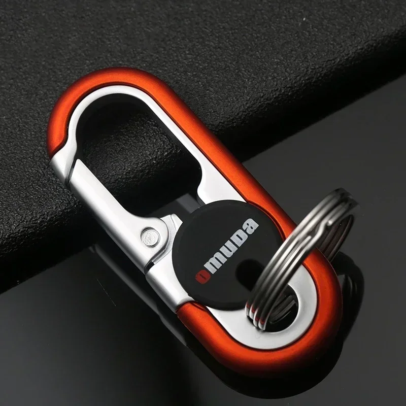 Top Trends: New Keychain Key Holder Keyring Men&#039;s Fashion Key Chain Gift Metal Key Ring Car Styling Auto Car Accessories（ Orange, Blue） Shoppable Styles