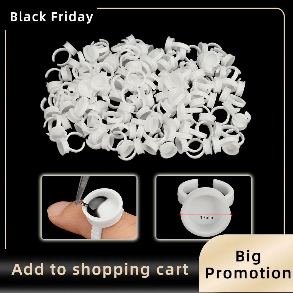 Top Trends: 50pcs Microblading Disposable Plastic Tattoo Ink Ring Pigment Holder Cup For Eyebrow Permanent Makeup Tatoo Accessories Supplies Shoppable Styles