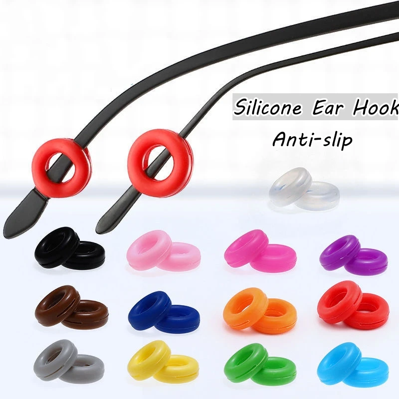 Top Trends: 10 Colors Anti-slip Silicone Ear Grip Glasses Eyeglasses Leg Ear Hook Stopper Eyewear Accessories Temple Tip Eyewear Holder Shoppable Styles