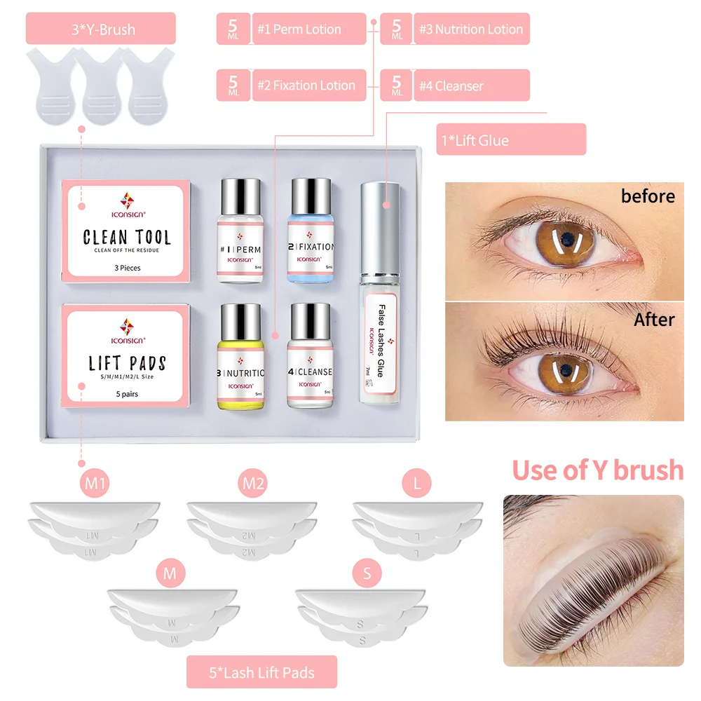 Top Trends: Dropshipping ICONSIGN Lash Lift Kit Lifiting Eyelash Enhancer Calia Set Lashes Perm Eyes Makeup Tools Can Do Your Logo Shoppable Styles - Image 4