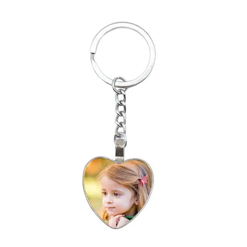 Top Trends: New Fashion Art Heart Custom Photo Keychain Parents Baby Grandparents Grandparents Family Memorial Best Keyring Gift Pendant Shoppable Styles