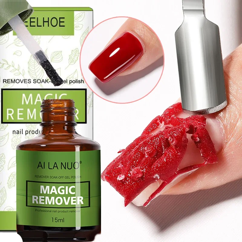 Top Trends: 3-5 Mins Fast Remover Magic Remover Gel Nail Polish 15ml Soak Off UV LED Burst Removal Cleaner Nail Art Tools Manicure Cleaner Shoppable Styles