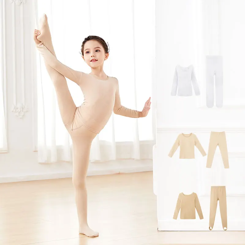 Top Trends: Thermal Underwear Kids Tracksuit Girls Set Winter Warm Thicken Girls Sport Suit Tracksuit Tops Pants Clothing Sets Shoppable Styles