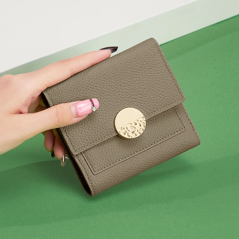 Top Trends: Cnoles Minimalist Women Small Wallet Trends Elegant Stylish Clutch Bag Female Credit Card Holder Coin Purse Shoppable Styles