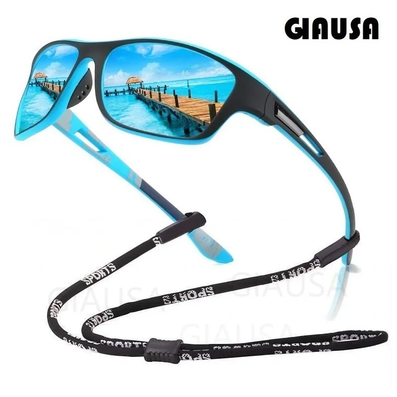 Top Trends: Men's Polarized Fishing Sunglasses With Glasses Chain For Men Women Driving Hiking Sun Glasses Fishing Anti-glare UV400 Eyewear Shoppable Styles