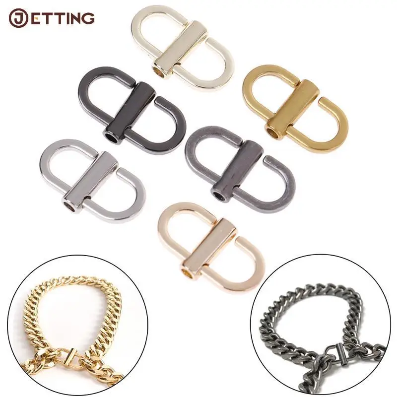 Top Trends: 1 / 2 / 3Pcs / lot Adjustable Metal Buckles For Chain Strap Bag Shorten Shoulder Crossbody Bags Hardware Accessories Wholesale Shoppable Styles