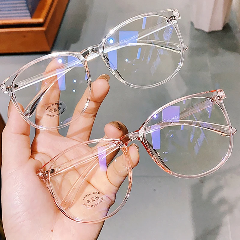 Top Trends: ZUEE Transparent Computer Glasses Frame Women Men Anti Blue Light Round Eyewear Blocking Glasses Optical Spectacle Eyeglass Shoppable Styles