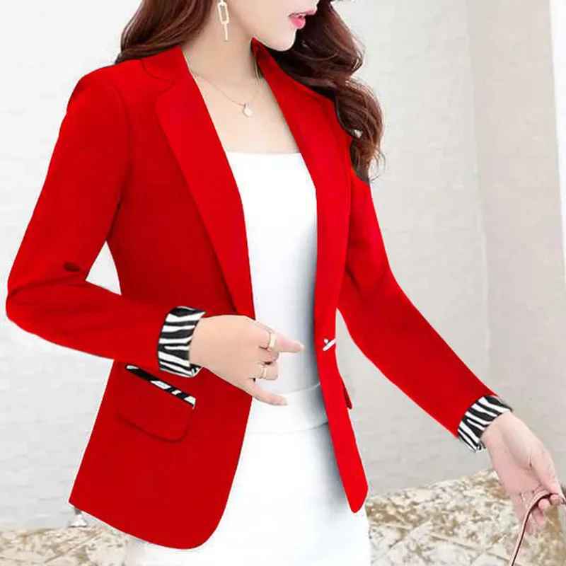 Top Trends: Fashion Lapel Button Spliced Pockets All-match Blazer Women's Clothing 2023 Autumn New Casual Tops Loose Office Lady Blazers Shoppable Styles