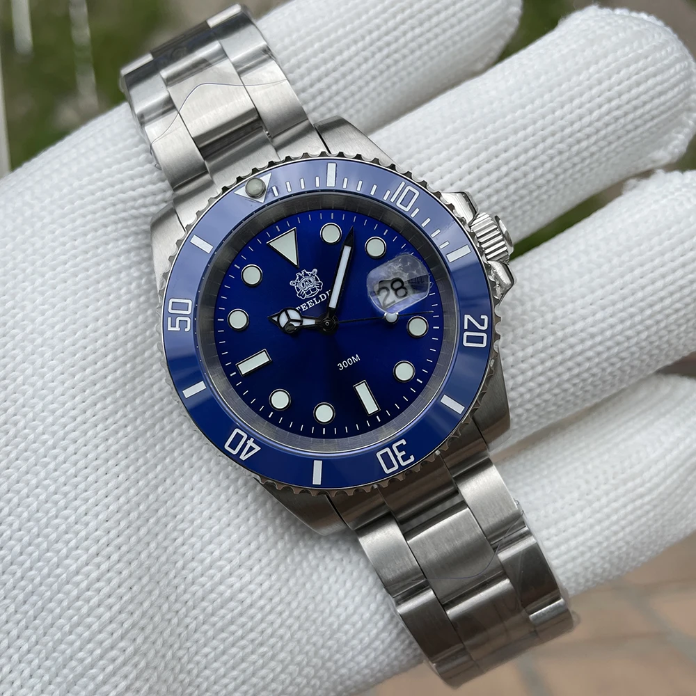 Top Trends: STEELDIVE SD8205 New Arrival Blue Ceramic Bezel 41mm Steeldive 30ATM Water Resistant Japan Movement Quartz Mens Dive Watch Reloj Shoppable Styles