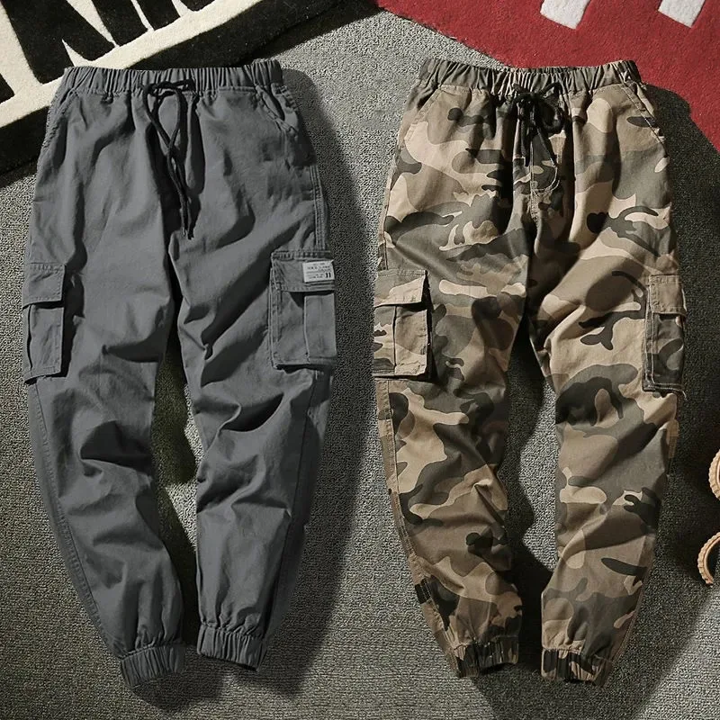 Top Trends: Joggers Cargo Pants Men Harem Pants Multi-Pocket Camouflage Man Cotton Sweatpants Streetwear Casual Plus Size Trousers M-7XL Shoppable Styles