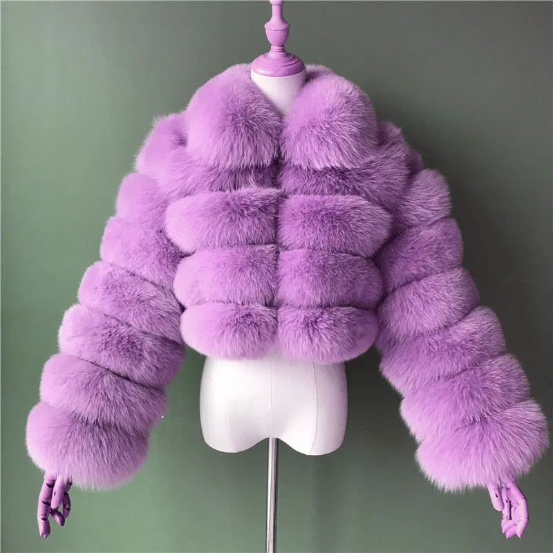 Top Trends: Natural Real Fur Women&#039;s Coat Long-sleeved Lapel Real Fox Fur Jacket Winter Fashion Fluffy Raccoon Fur Coat FedEx Free Shipping Shoppable Styles