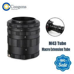 5 in 1 Macro Extension Tube Adapter Ring For M4/3 M43 MFT Olympus E-M1X