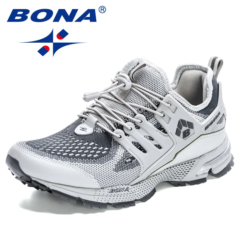 Top Trends: BONA New Outdoor Walking Shoes Men Comfortable Sneakers Ventilate Free Excellent Style Men Running Shoes Ventilate Lace Up Athle Shoppable Styles