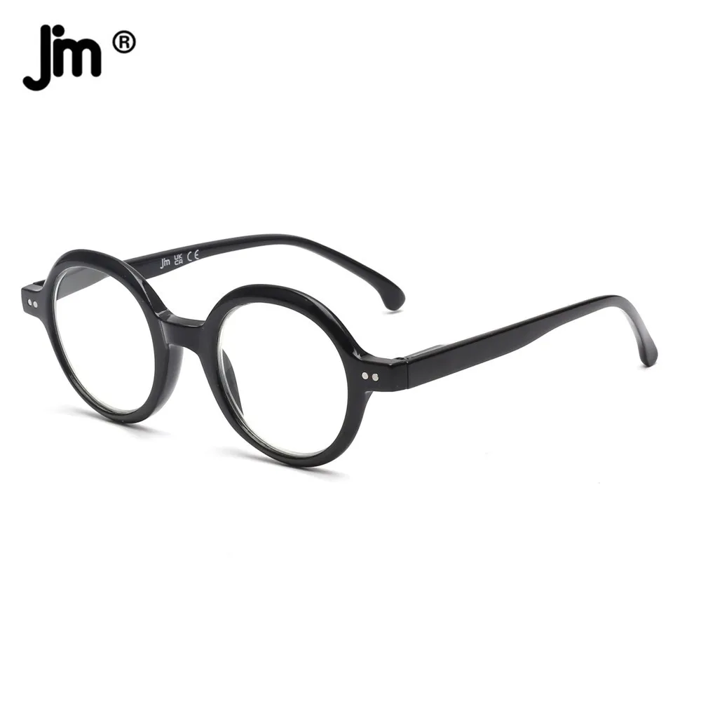 Top Trends: JM Round Reading Glasses Blue Light Blocking Computer Reader Magnifier Presbyopic Glasses For Women Men Spring Hinge Shoppable Styles