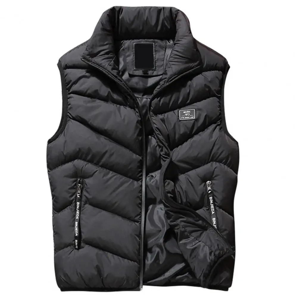 Top Trends: Vest Jacket Men Puffer Sleeveless Coats Mens Solid Color Down Jacket Winter Warm Waistcoat Windbreaker Jackets For Men Chaquetas Shoppable Styles