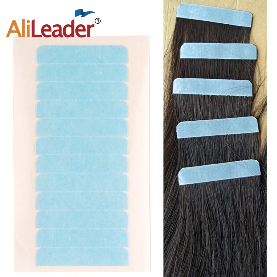 Top Trends: Alileader 5sheets 60pcs Hair Extension Tape Adhesive Bonding Double Sided Strong Waterproof Tape For Hair Extension / Lace / Toupee Shoppable Styles