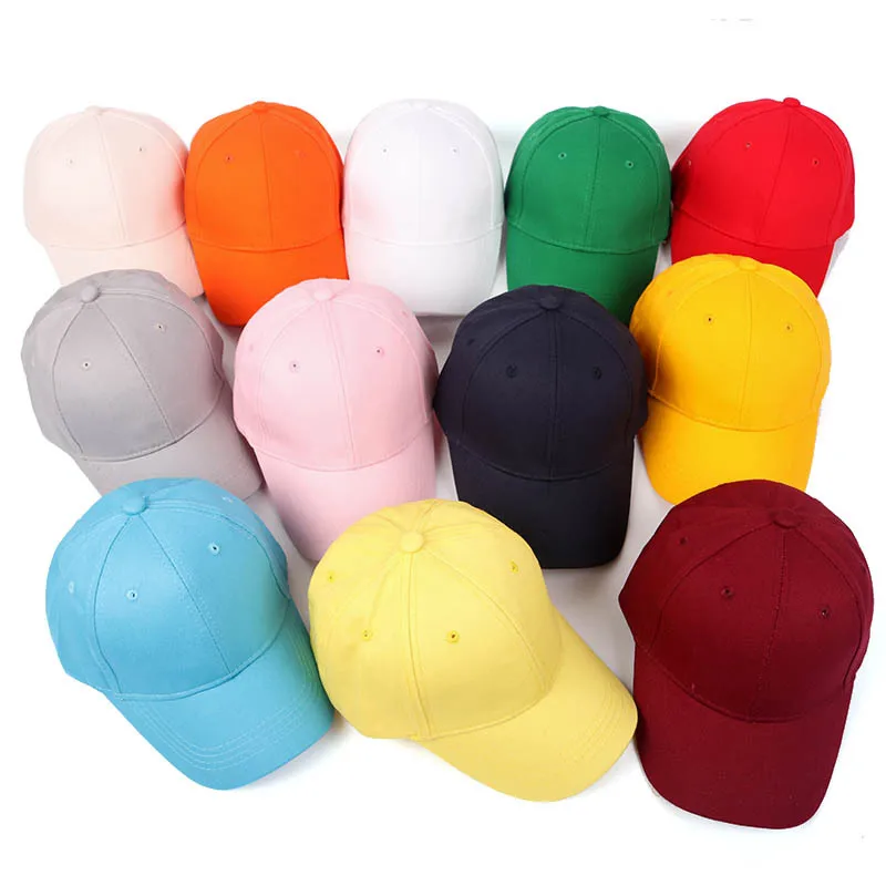 Top Trends: New 16 Colors Kids Solid Color Korean Version Children Snapback Caps Baseball Cap With Spring Summer Hip Hop Boy Girl Baby Hats Shoppable Styles