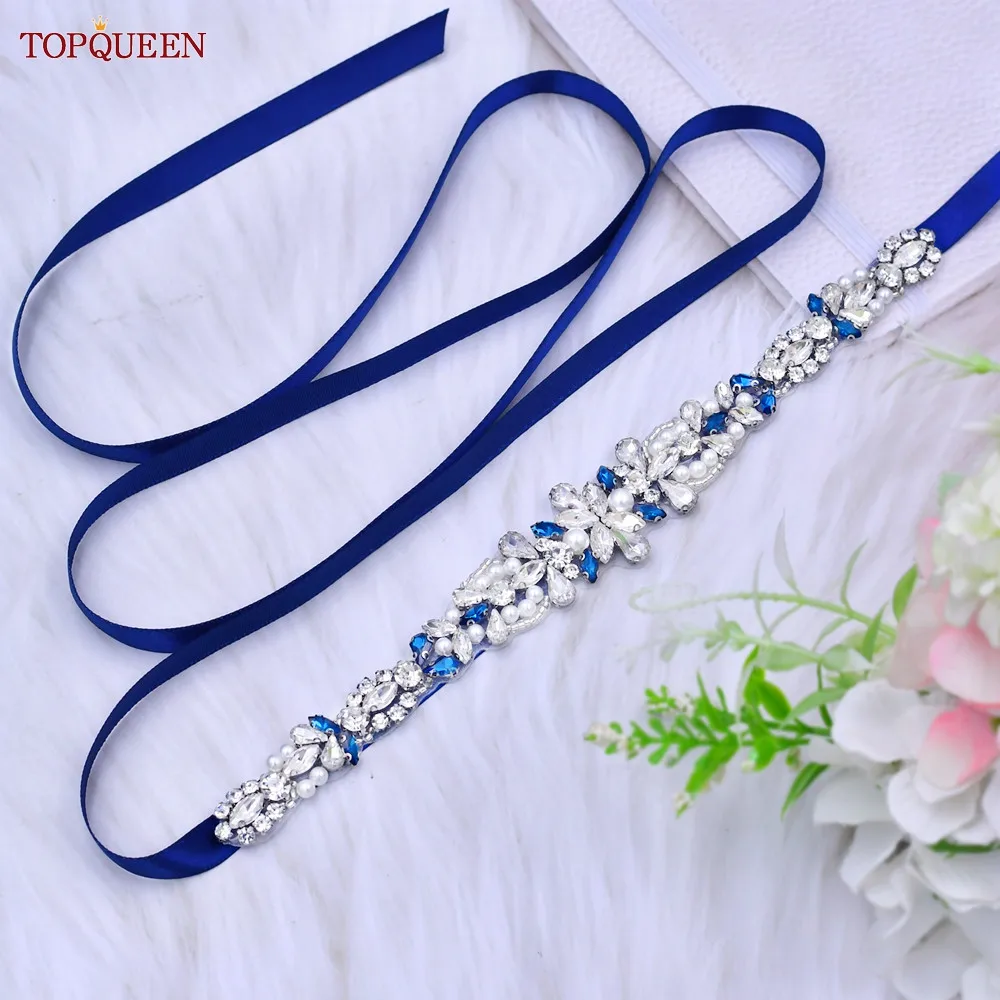 Top Trends: TOPQUEEN S93 Rhinestones Bridal Belt For Wedding Evening Dress Decoration Accessories Female Woman Moroccan Fashion Applique Shoppable Styles