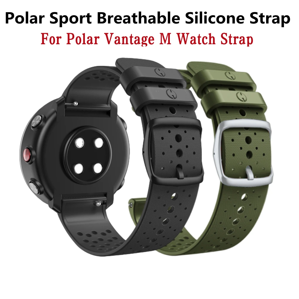 Top Trends: Galaone Silicone Smartwatch Band Bracelet For Polar Vantage M Straps Wristband Replacement Belt Easyfit Wristwatch Accessories Shoppable Styles