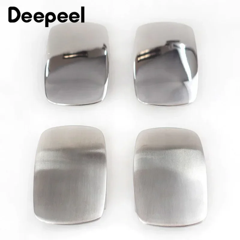 Top Trends: 1Pc Deepeel 39mm Stainless Steel Belt Buckle Metal Brushed Smooth For Men's Waistband Head DIY Jeans Accessories Leather Craft Shoppable Styles - Image 4