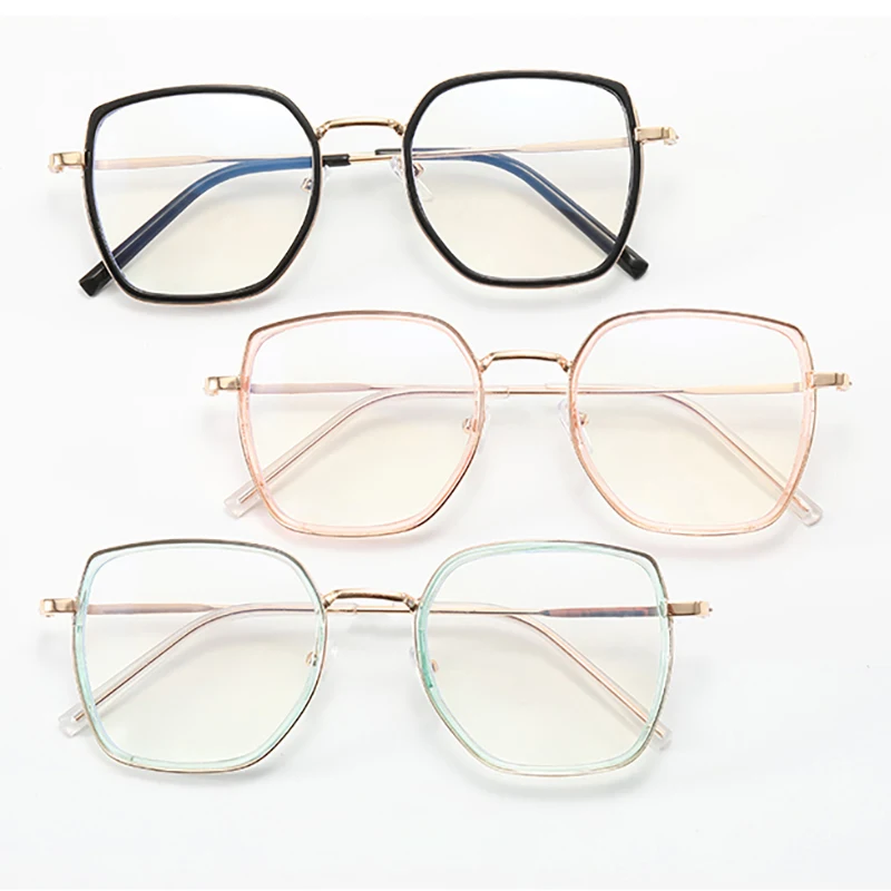 Top Trends: 3Color Computer Blue Blocking Light Glasses Men Eyeglasses Frame Transparent Opticos Para Mujer Vintage Square Glasses Women Shoppable Styles - Image 5