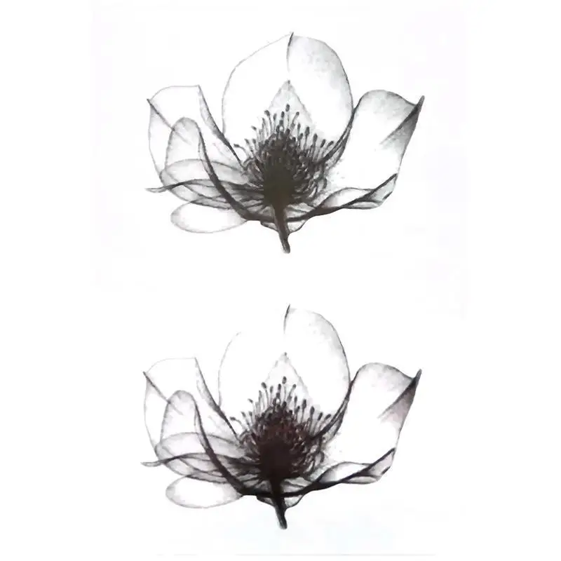 Top Trends: Black Lotus Temporary Tattoo Sticker Disposable Fake Tattoo Waterproof Lasting Decal For Men Women Shoppable Styles