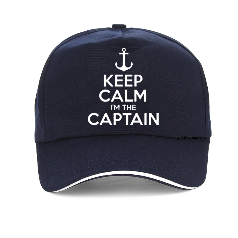 Top Trends: Keep Calm I'm The Captain Motor Boat Sailing Sea Funny Baseball Cap Summer Gifts Men Women Hat Adjustable Snapback Hats Shoppable Styles - Image 3