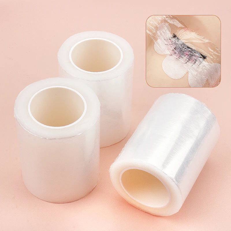 Top Trends: 1 Roll Eyebrow Clear Wrap Cover Preservative Film Tattoo Film Permanent Makeup For Tattoo Lashes Lips Transparent Film Supplies Shoppable Styles