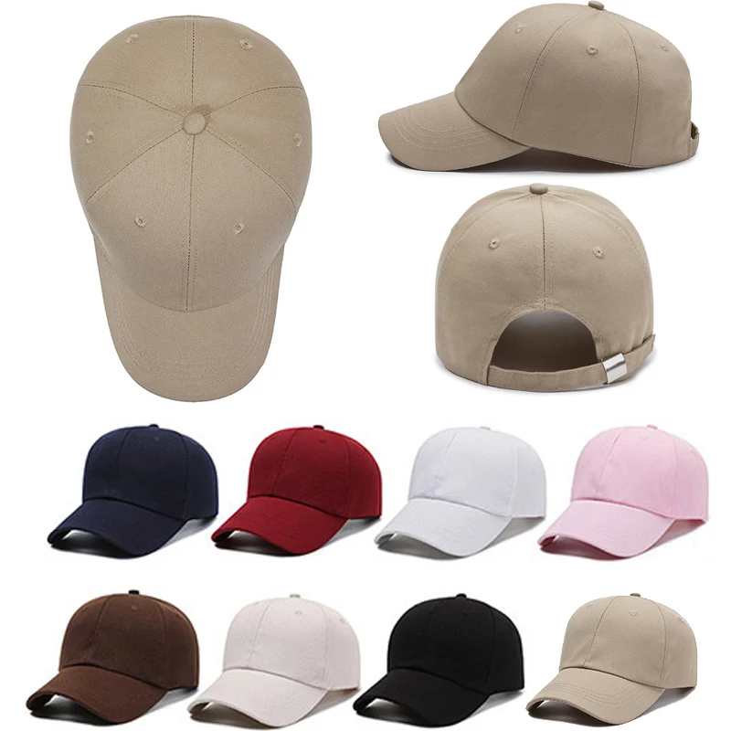 Top Trends: Men Sun Hat Baseball Caps Outdoor Trucker Hats Sunshade Peaked Cap Casual Simple Korean Version Trendy Solid Color Leisure 1pcs Shoppable Styles