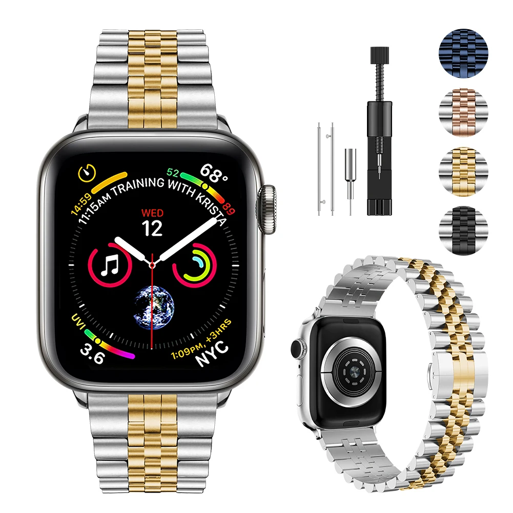 Top Trends: Metal Strap For Apple Watch Ultra 8 7 49mm 45mm 41mm Series 6 5 4 SE 44mm 40mm Stainless Steel Bracelet For Iwatch 3 42mm 38mm Shoppable Styles