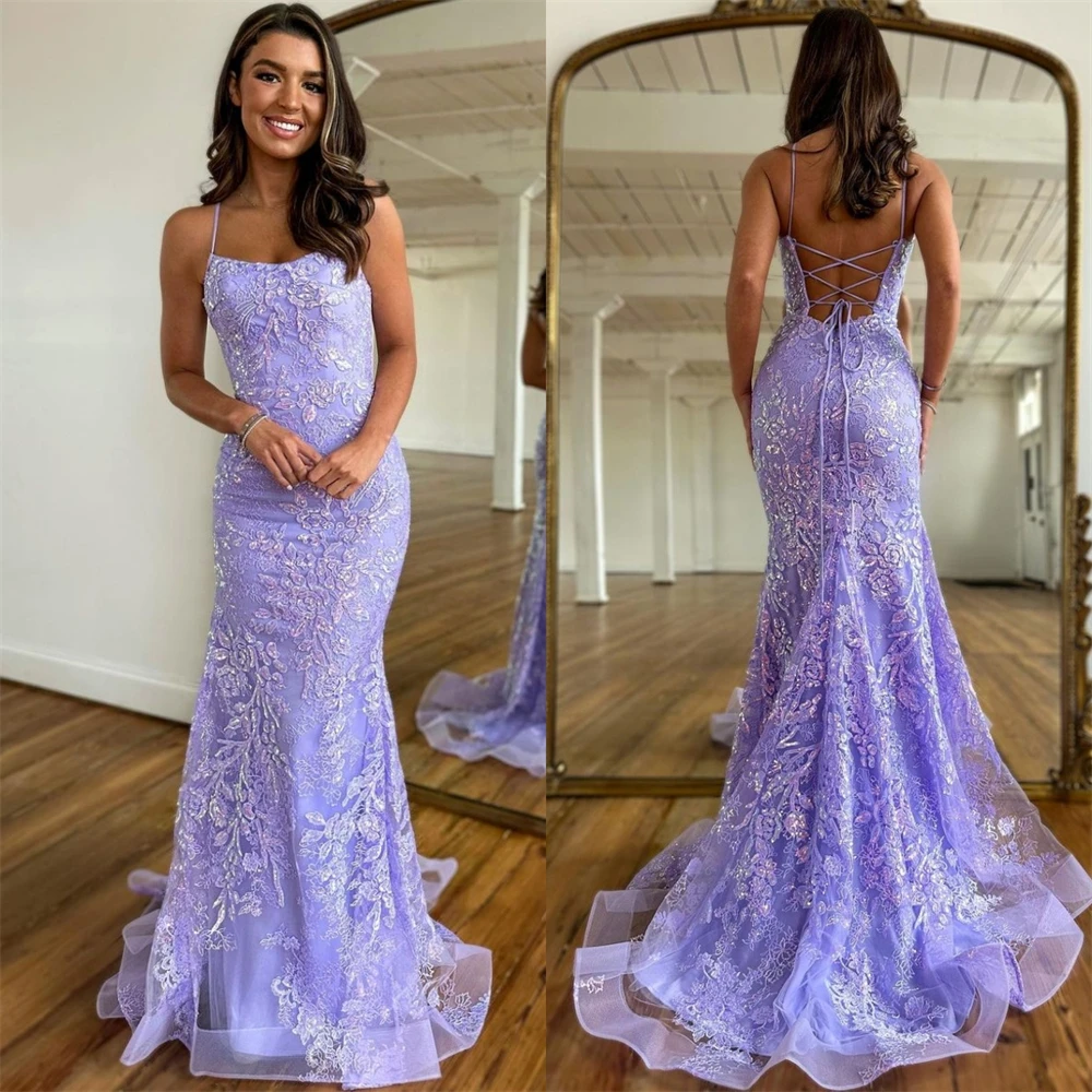 Top Trends: Prom Dresses Sparkle Spaghetti Sheath Homecoming Flowers Draped Satin Occasion Evening Gown Evening Dresses Woman Elegant Shoppable Styles