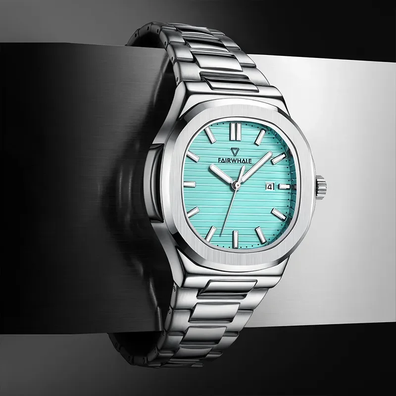 Top Trends: Mark Fairwhale Luxury Blue Watches Men Automatic Date Stainless Steel Clock Fashion Waterproof Quartz AAA Wrist Watch 2023 Reloj Shoppable Styles