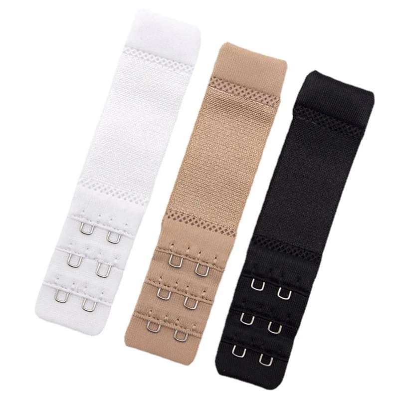 Top Trends: 3Pcs / set 2 Hook Bra Extender Women&#039;s Elastic Bra Extension Strap Hook Clip Expander Adjustable Belt Buckle Intimates Accessories Shoppable Styles