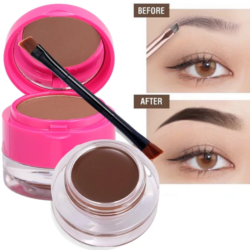 Top Trends: 2 IN 1 Eyebrow Eyeliner Gel Quick Dry Long Lasting Eye Liner Cream With Brush Eyes Makeup Waterproof Eyebrow Enhancer Cosmetics Shoppable Styles