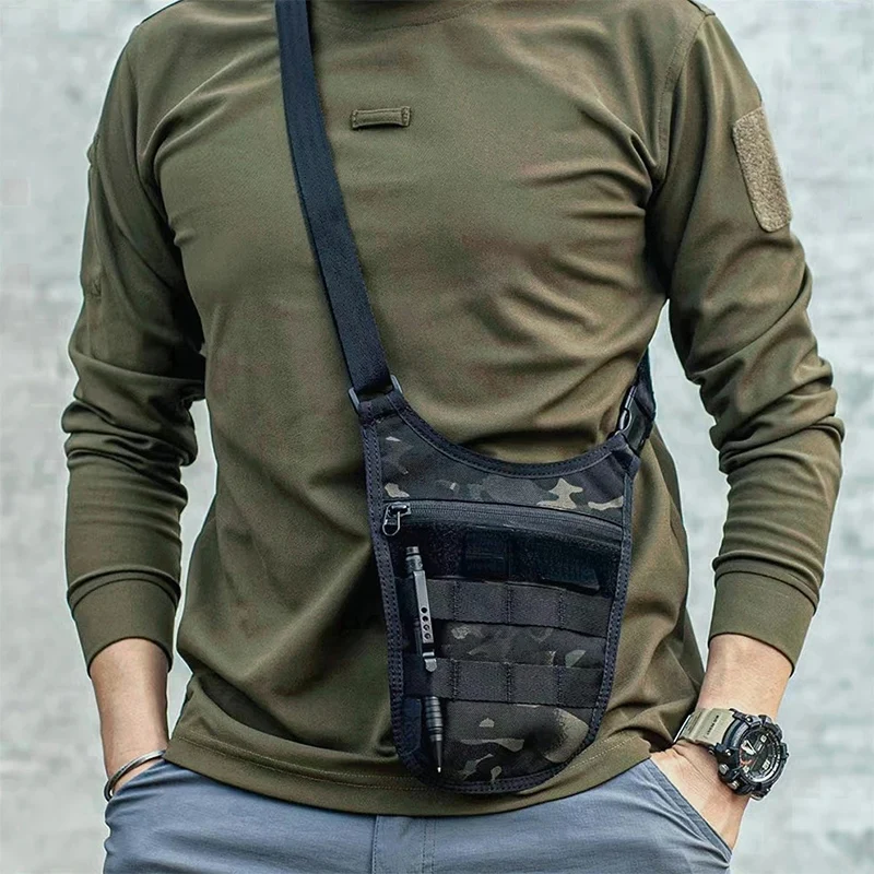 Top Trends: Tactical Shoulder Bag Crossbody Bags Military Camping Hunting Underarm Hidden Sling Bags Men Outdoor Anti Theft Packs Wallet Shoppable Styles