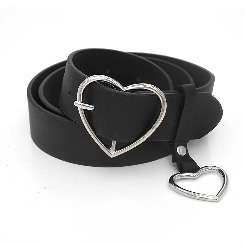 Top Trends: New Sweetheart Buckle With Adjustable Ladies Luxury Brand Cute Heart-shaped Thin Belt High Quality Punk Fashion Belts Shoppable Styles - Image 5