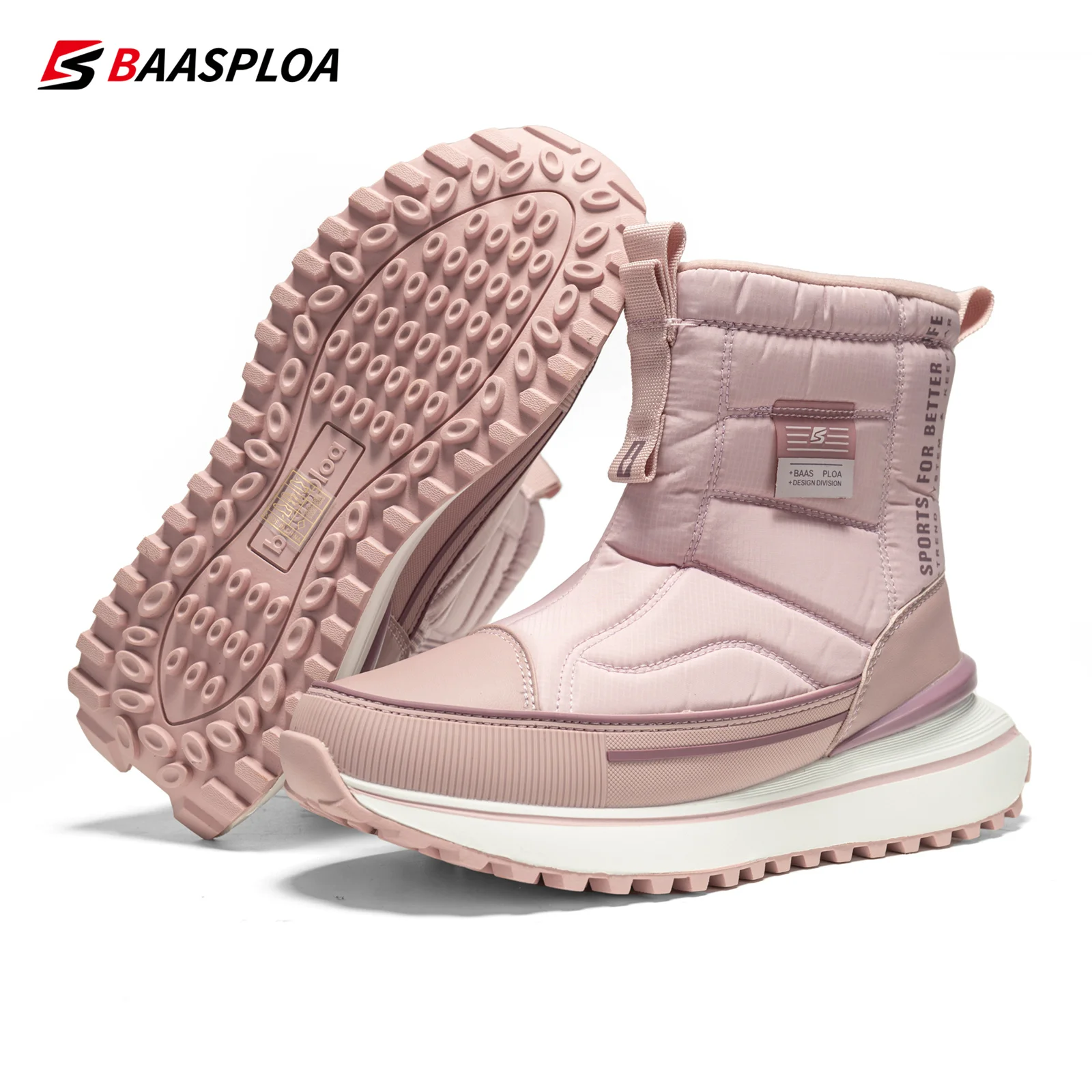 Top Trends: Baasploa Women Winter Boots Waterproof Boots For Women Plush Warm Ankle Comfort Walking Shoes Non-Slip Outdoor New Arrival Shoppable Styles