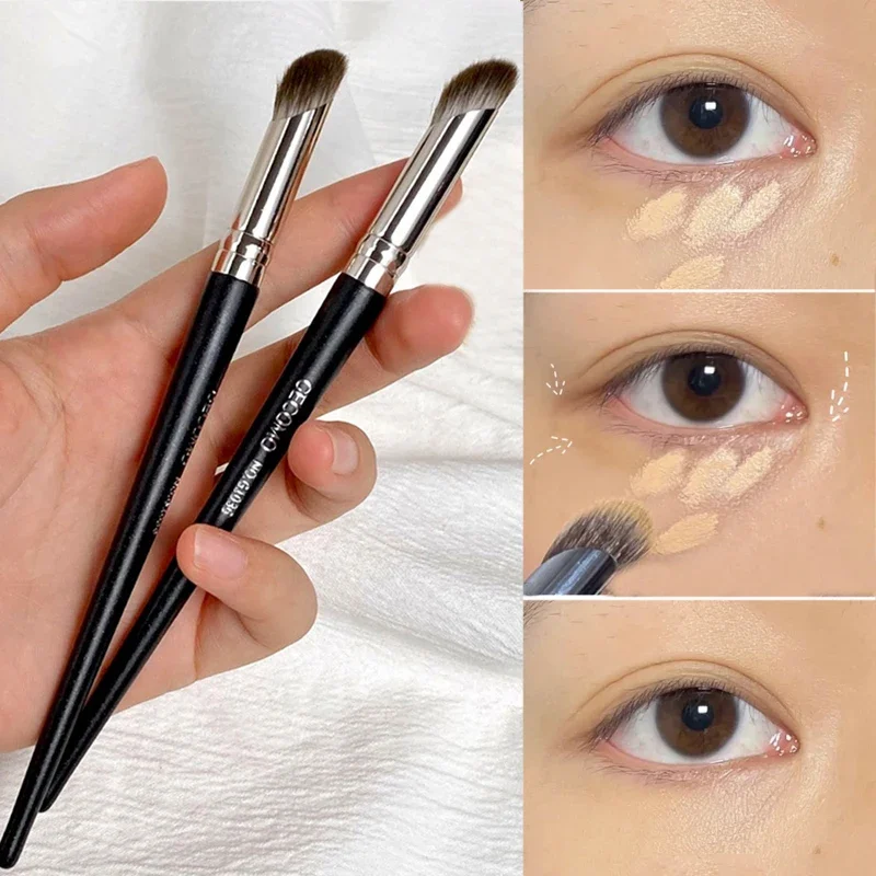 Top Trends: Professional Makeup Brushes Finger Belly Head Cover Dark Circles Foundation Concealer Brush Cosmetic Face Detail Beauty Tools Shoppable Styles