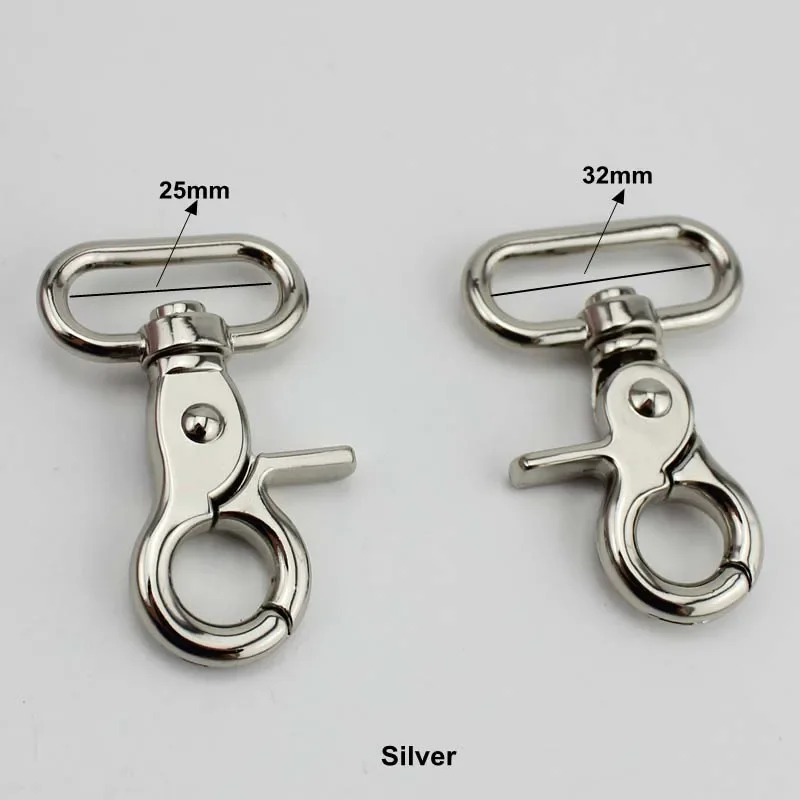 Top Trends: 10 / 50pcs 16mm 19mm 25mm 32mm 38 Trigger Snap Hooks Hardware Accessories Metal Diy Handbags Purses Trigger Snap Purse Hook Shoppable Styles